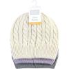 imageHudson Baby Baby Knit Cuffed Beanie 3pkLilac Cream