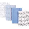 imageHudson Baby Cotton Poly Flannel Burp Cloths Multipack Mustache Hat 8Pack One SizeAirplane 8pack