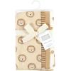 imageHudson Baby Cotton Poly Flannel Burp Cloths Multipack Mustache Hat 8Pack One SizeBrave Lion 8pack