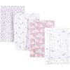 imageHudson Baby Cotton Poly Flannel Burp Cloths Multipack Mustache Hat 8Pack One SizeMagical Unicorn 8pack