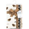 imageHudson Baby Cotton Poly Flannel Burp Cloths Multipack Mustache Hat 8Pack One SizeWild Buffalo 8pack