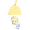 imageHudson Baby Unisex Baby Caps Mittens and Socks Set 06 MonthsButtercup