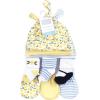 imageHudson Baby Unisex Baby Caps Mittens and Socks Set 06 MonthsButtercup