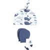 imageHudson Baby Unisex Baby Caps Mittens and Socks Set 06 MonthsSea Friends