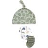 imageHudson Baby Unisex Baby Caps Mittens and Socks Set 06 MonthsWild Leaf Safari