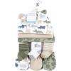 imageHudson Baby Unisex Baby Caps Mittens and Socks Set 06 MonthsWild Leaf Safari