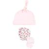 imageHudson Baby Unisex Baby Caps Mittens and Socks Set 06 MonthsWild Rose Modern Floral