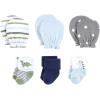 imageHudson Baby Unisex Baby Caps or Headbands Bibs Mittens and Socks 12pc SetDinosaur