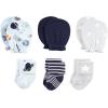 imageHudson Baby Unisex Baby Caps or Headbands Bibs Mittens and Socks 12pc SetSpace