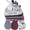 imageHudson Baby Unisex Baby Cotton Cap and Scratch Mitten Bundle SetPocket Watch Vintage Little Man