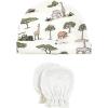 imageHudson Baby Unisex Baby Cotton Cap and Scratch Mitten Set 06 MonthsGoing on Safari