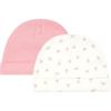 imageHudson Baby Unisex Baby Cotton Cap and Scratch Mitten SetBlush Rose Leopard