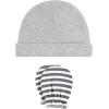 imageHudson Baby Unisex Baby Cotton Cap and Scratch Mitten SetConstruction