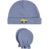 imageHudson Baby Unisex Baby Cotton Cap and Scratch Mitten SetConstruction
