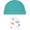 imageHudson Baby Unisex Baby Cotton Cap and Scratch Mitten SetCuteasaurus