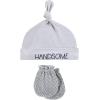 imageHudson Baby Unisex Baby Cotton Cap and Scratch Mitten SetHandsome
