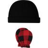 imageHudson Baby Unisex Baby Cotton Cap and Scratch Mitten SetMoose