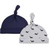 imageHudson Baby Unisex Baby Cotton Cap and Scratch Mitten SetSail the Sea