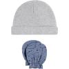 imageHudson Baby Unisex Baby Cotton Cap and Scratch Mitten SetSpace
