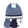imageHudson Baby Unisex Baby Cotton Cap and Scratch Mitten SetSpace