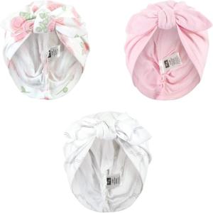imageHudson Baby Baby Girls Turban Cotton HeadwrapsRose