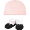 imageHudson Baby Baby Girls Cap and Socks SetBerry Floral