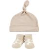 imageHudson Baby Baby Girls Cap and Socks SetModern Giraffe