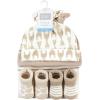 imageHudson Baby Baby Girls Cap and Socks SetModern Giraffe