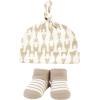 imageHudson Baby Baby Girls Cap and Socks SetModern Giraffe