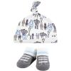 imageHudson Baby Baby Girls Cap and Socks SetRoyal Safari