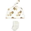 imageHudson Baby Baby Girls Cap and Socks SetSafari