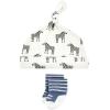 imageHudson Baby Baby Girls Cap and Socks SetSafari
