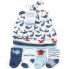 imageHudson Baby Baby Girls Cap and Socks SetWhale