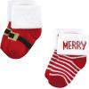 imageHudson Baby Baby Girls Cotton Rich Newborn and Terry Socks12 Days of Christmas