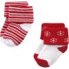 imageHudson Baby Baby Girls Cotton Rich Newborn and Terry Socks12 Days of Christmas