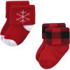 imageHudson Baby Baby Girls Cotton Rich Newborn and Terry Socks12 Days of Christmas