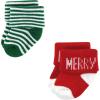 imageHudson Baby Baby Girls Cotton Rich Newborn and Terry Socks12 Days of Christmas Falala
