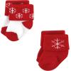 imageHudson Baby Baby Girls Cotton Rich Newborn and Terry Socks12 Days of Christmas Falala