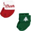 imageHudson Baby Baby Girls Cotton Rich Newborn and Terry Socks12 Days of Christmas Falala