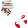 imageHudson Baby Baby Girls Cotton Rich Newborn and Terry Socks12 Days of Christmas Falala