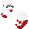 imageHudson Baby Baby Girls Cotton Rich Newborn and Terry Socks12 Days of Christmas Girl