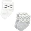 imageHudson Baby Baby Girls Cotton Rich Newborn and Terry SocksAztec 12pack