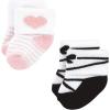 imageHudson Baby Baby Girls Cotton Rich Newborn and Terry SocksBallet 12pack
