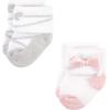 imageHudson Baby Baby Girls Cotton Rich Newborn and Terry SocksBallet 12pack