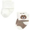 imageHudson Baby Baby Girls Cotton Rich Newborn and Terry SocksBear 12pack