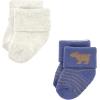 imageHudson Baby Baby Girls Cotton Rich Newborn and Terry SocksBear 12pack