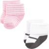 imageHudson Baby Baby Girls Cotton Rich Newborn and Terry SocksBear Girl 12pack