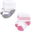 imageHudson Baby Baby Girls Cotton Rich Newborn and Terry SocksBear Girl 12pack