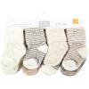 imageHudson Baby Baby Girls Cotton Rich Newborn and Terry SocksBeige Stripe 8 Pack