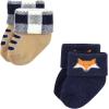 imageHudson Baby Baby Girls Cotton Rich Newborn and Terry SocksBlue Forest